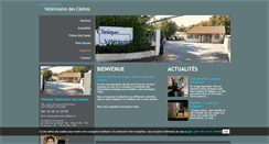 Desktop Screenshot of clinique-des--cedres.dr-veterinaire.fr